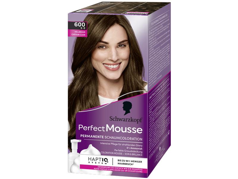 Schwarzkopf Perfect Mousse Haarcoloration Perfect Mousse 60 Permanente Haarfarbe mit perfekter Grauabdeckung