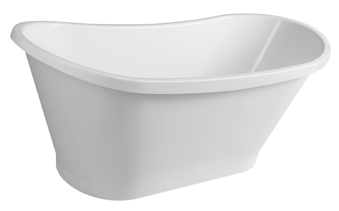 Polysan Oxford vrijstaand bad wit 160x65cm