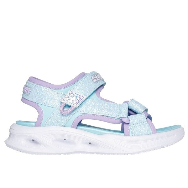 Køb Skechers Sola Glow Sandal Light Blue Lavender