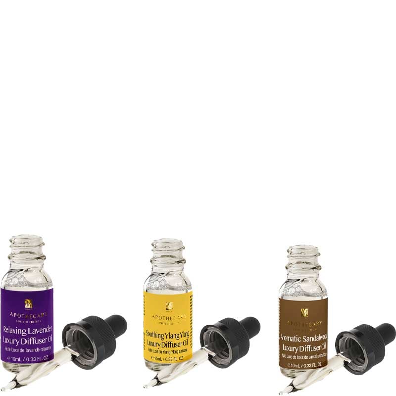 Huiles pour diffuseur - Lavande, Santal & Ylang-Ylang - 3 x 10 ml