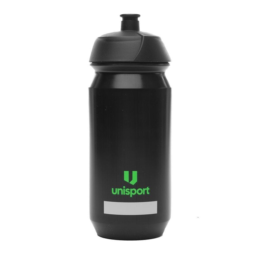 Unisport Bio Bouteille 500 ml - Noir/Vert/Blanc