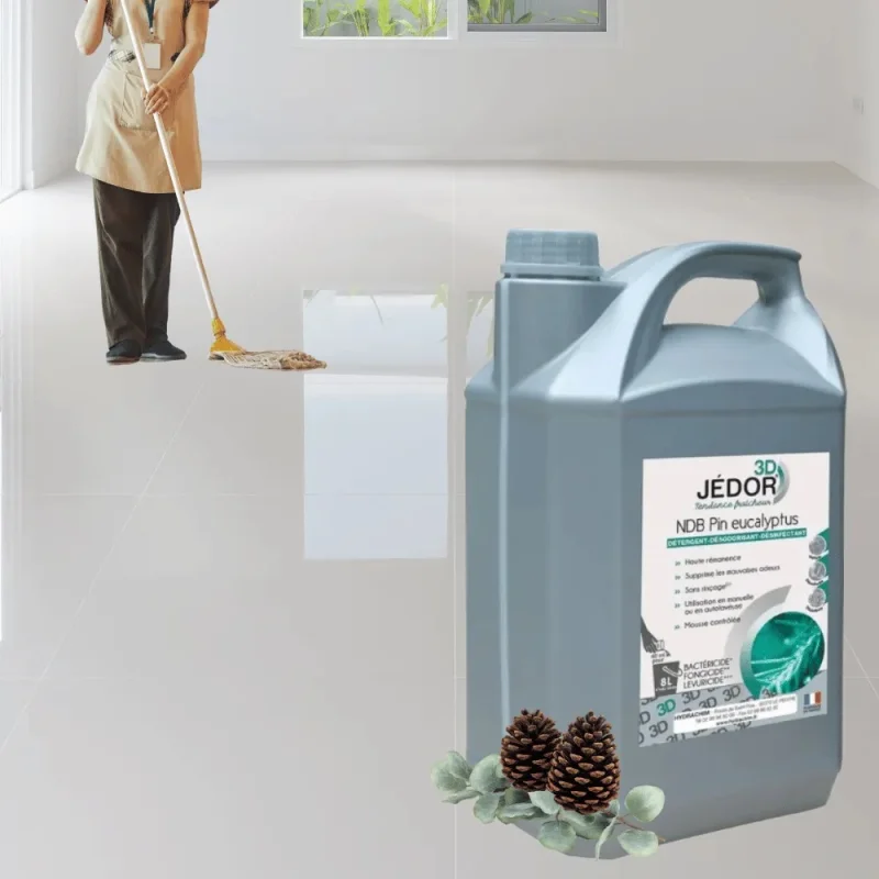 JEDOR - Détergent 3D multi-usages - Parfum pin eucalyptus - 5L