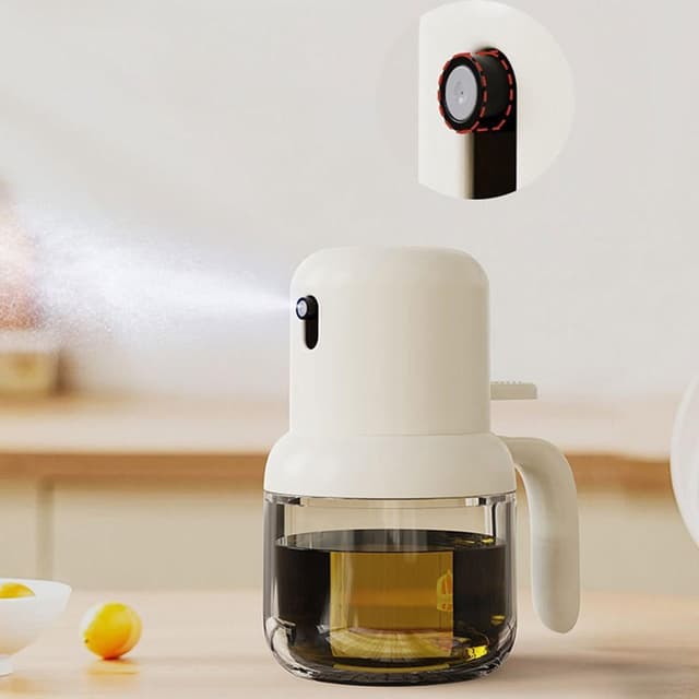 180 ml køkkengrill glasolieflaskepressetype Olieforstøvende sprayflaske
