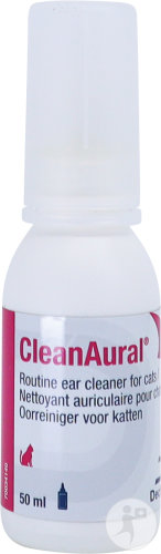 CleanAural Nettoyant Auriculaire Chats Flacon 50ml