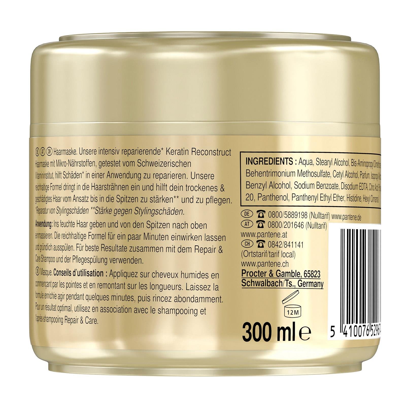 Pantene Pro-V Repair & Care Keratin Haarmaske