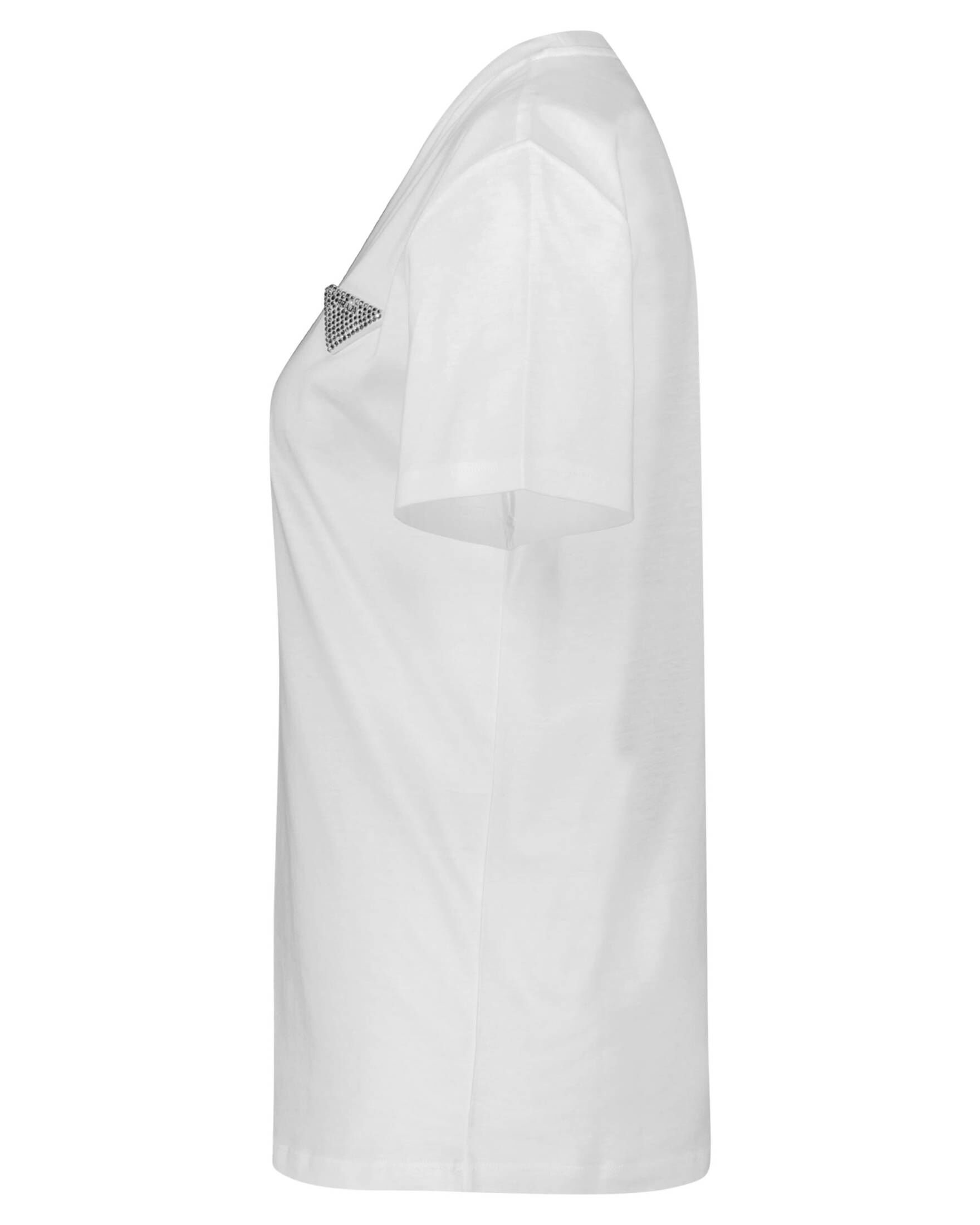 Prada| Damen T-Shirt aus Baumwoll-Jersey