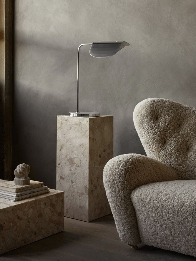 Audo Copenhagen Wing,Table Lamp,Aluminum Grå