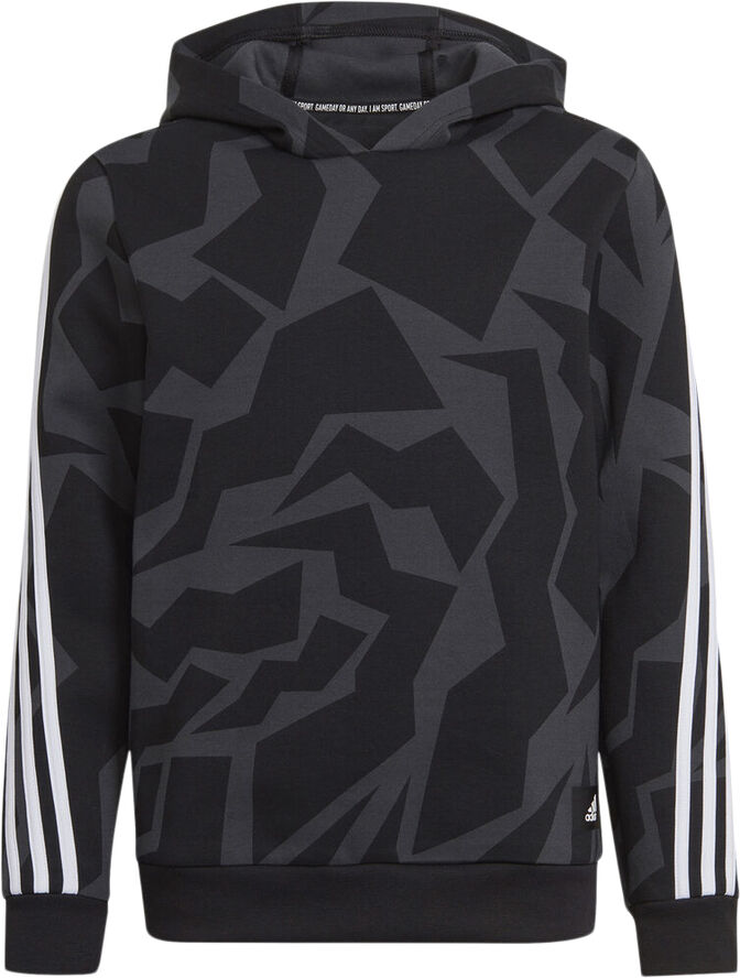 adidas Future Icons 3-Stripes Graphic hættetrøje Sort
