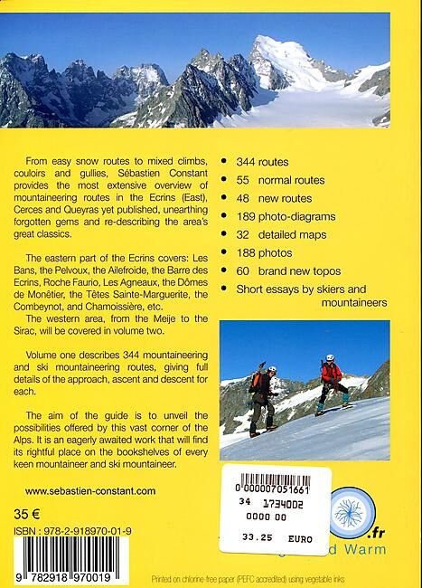 SNOW AND MIXED CLIMBS ECRINS EAST TOME 1