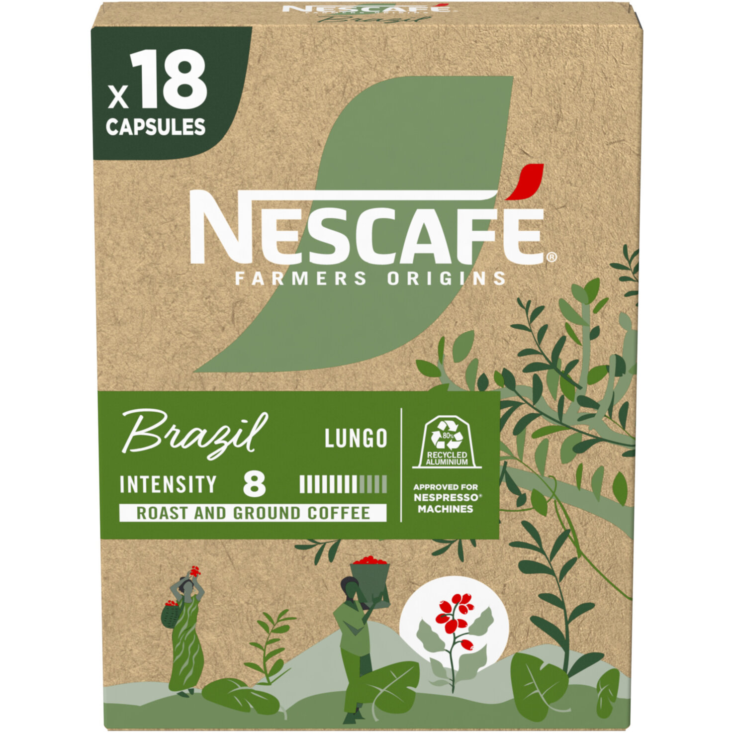 Nescafé Nespresso Brazil 18 Kapseln
