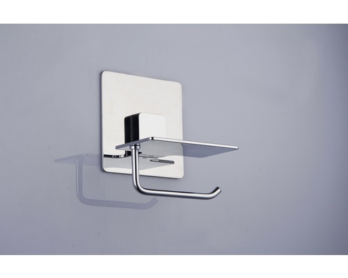 REIKA Ovaro montageplaat voor magnetische accessoires, 12x12 cm, gepolijst roestvrij staal