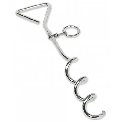 Nobby Metall-Spiral-Leinenhalter 40cm 8mm