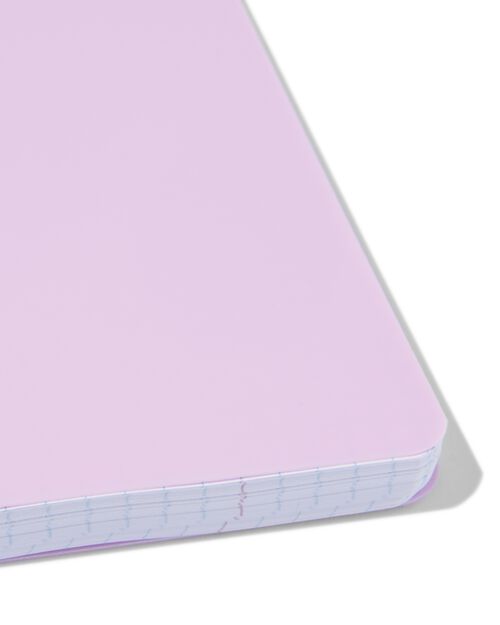 carnet à spirales A5 5 x 5 mm lilas