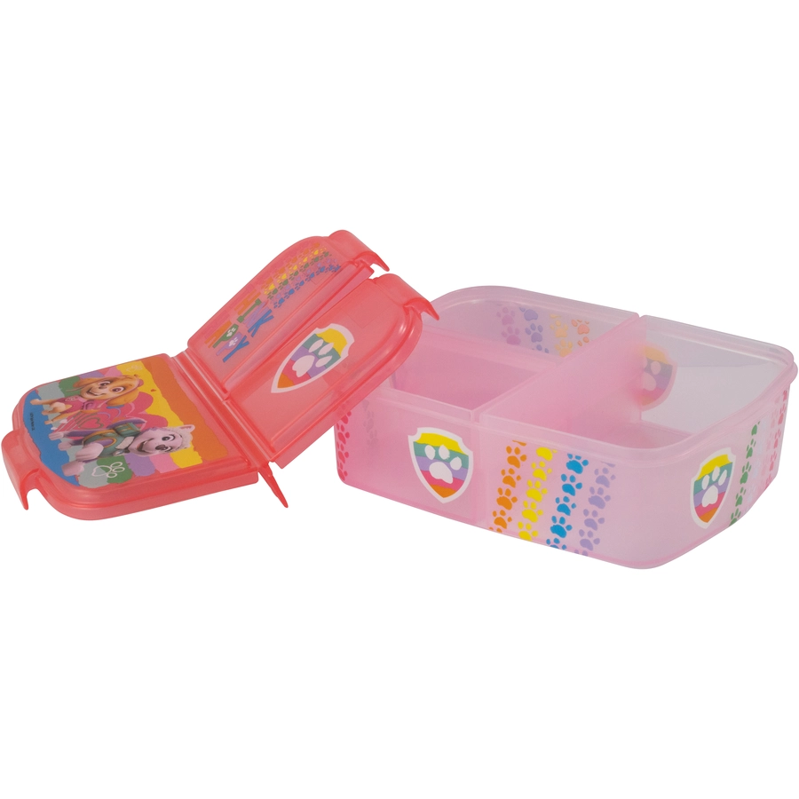 p:os Brotdose Paw Patrol, Girl, dreigeteilt