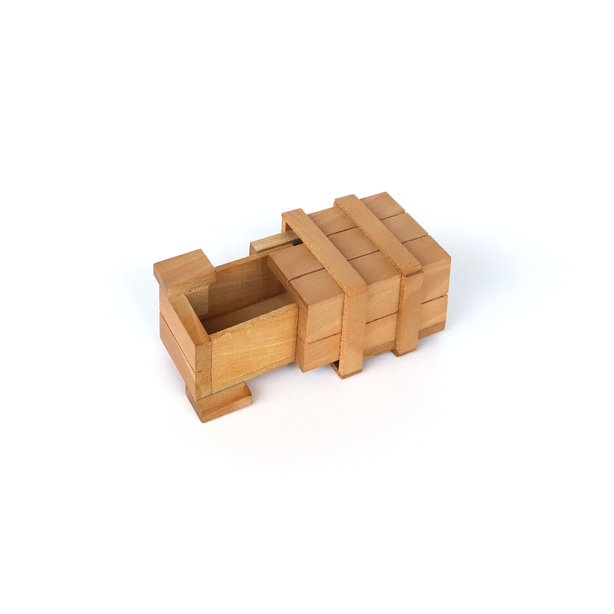 Secret Box, braun, B 5 cm, H 3,5 cm, L 4 cm von fischer's lagerhaus