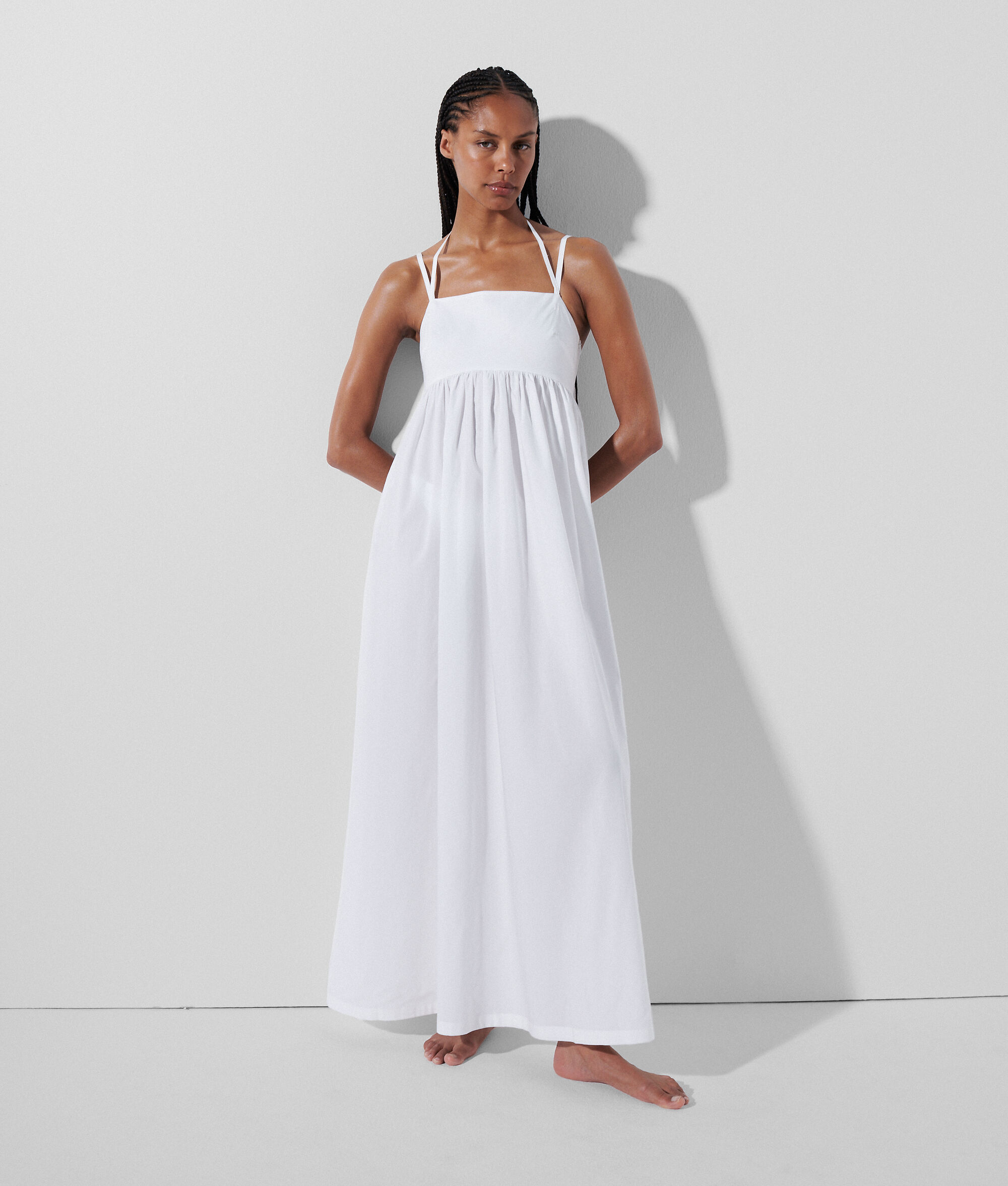 ROBE DE PLAGE LONGUE KL MONOGRAM