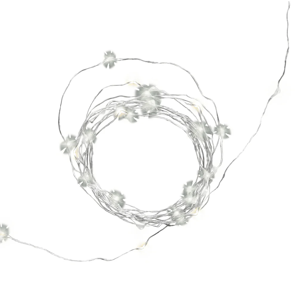 Silver Wire Lights