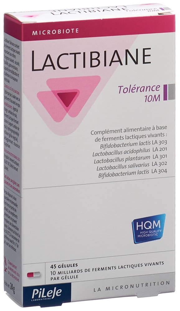 LACTIBIANE Tolerance 10M<br>45 Stück, Blister, Kapsel