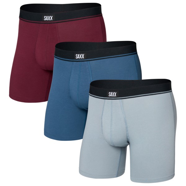 Saxx - Essential Cotton Boxer Brief Fly 3-Pack - Sous-vêtement