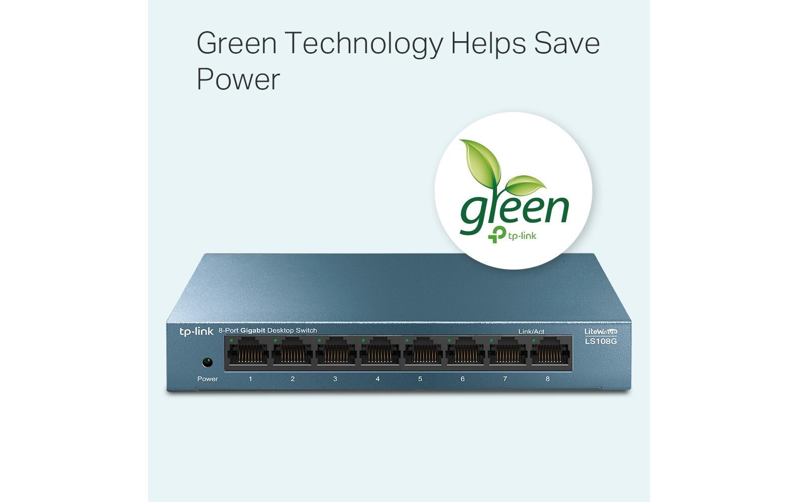 Switch LS108G 8 Port8-Port Desktop Switch (10/100/1000Mbps)