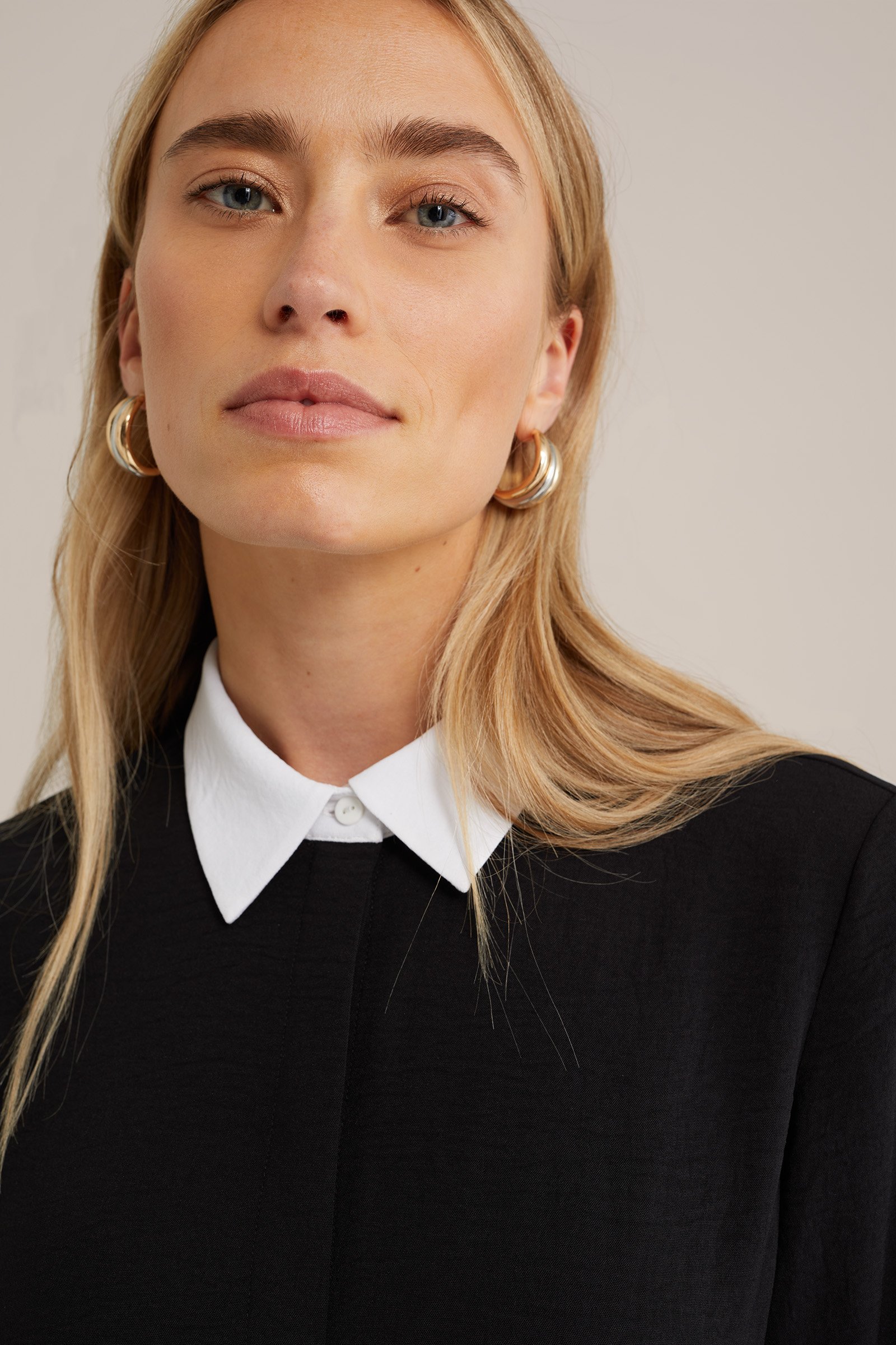 blouse WE Fashion Zwart