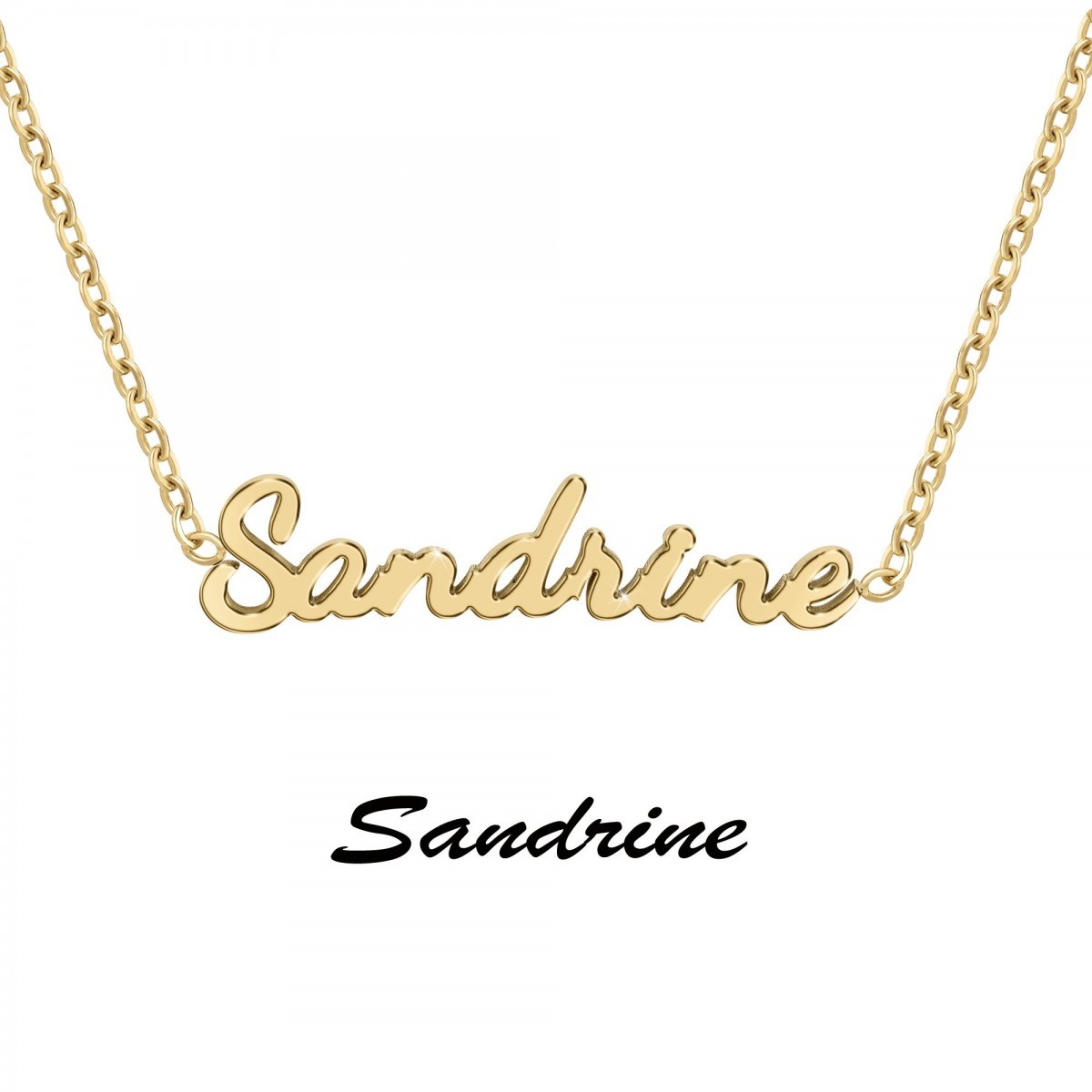 Sandrine - Collier prénom