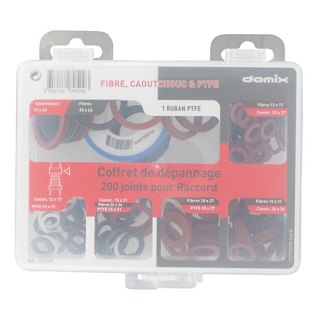Coffret de dépannage pour raccords - 200 jonts