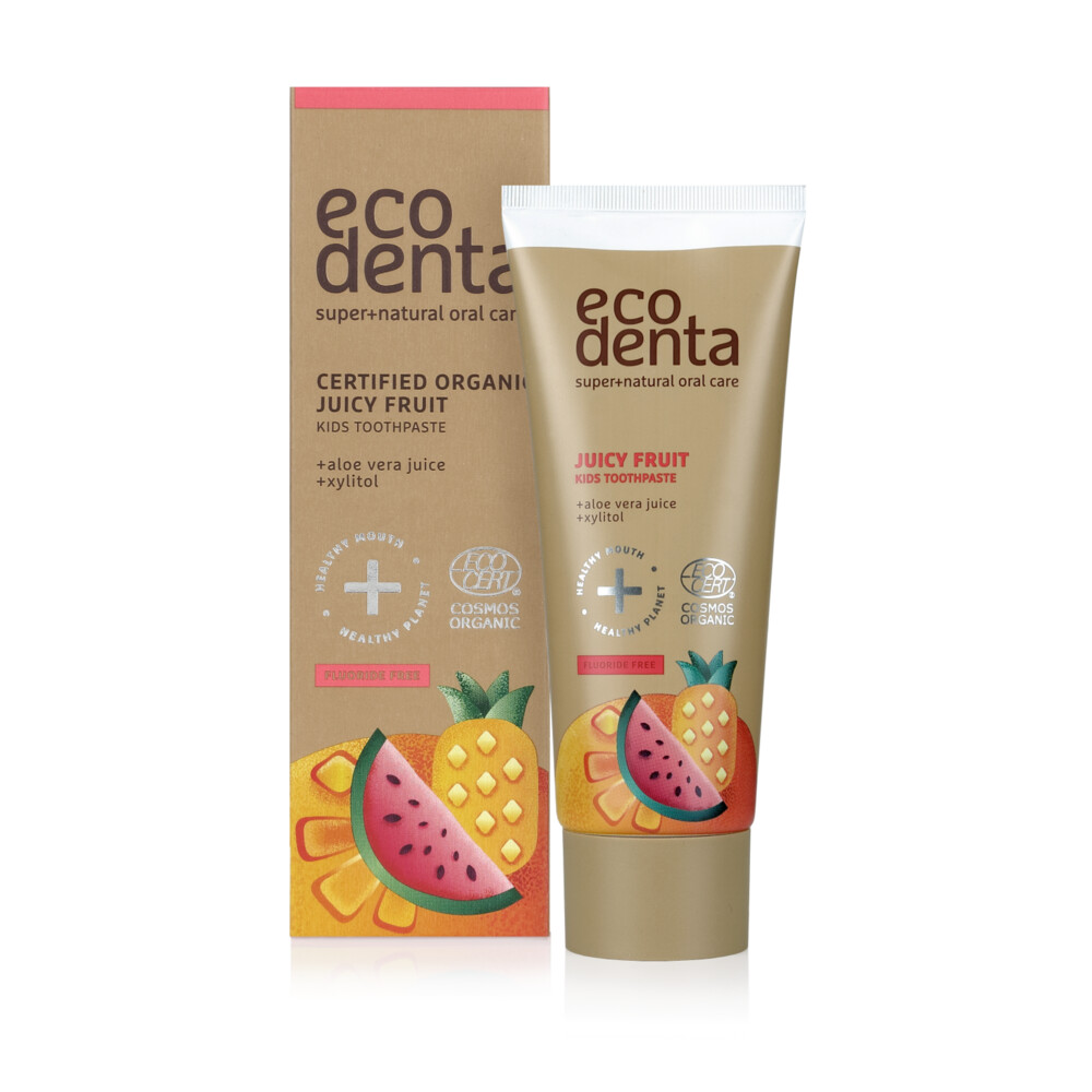 Ecodenta Tandpasta Organic Kids Sappig Fruit75 ml