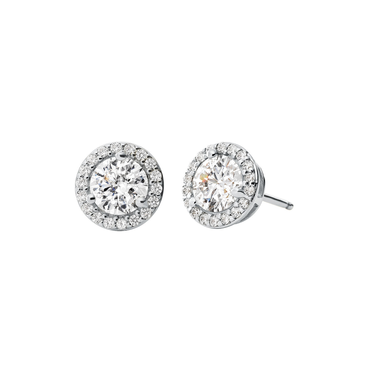 Boucles d'oreilles MICHAEL KORS argent 925 rhodié zirconias