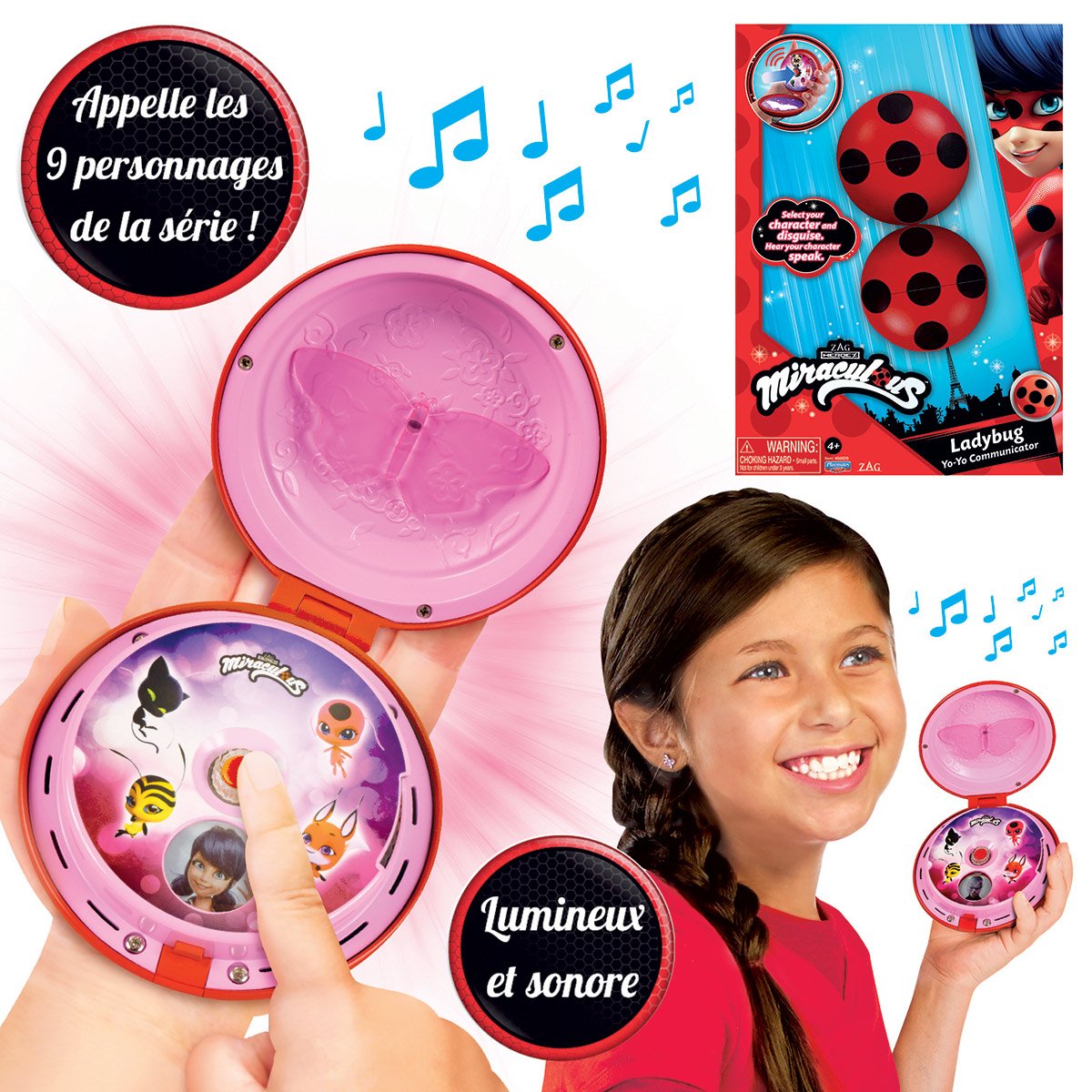 Miraculous - Téléphone Lumineux et Sonore