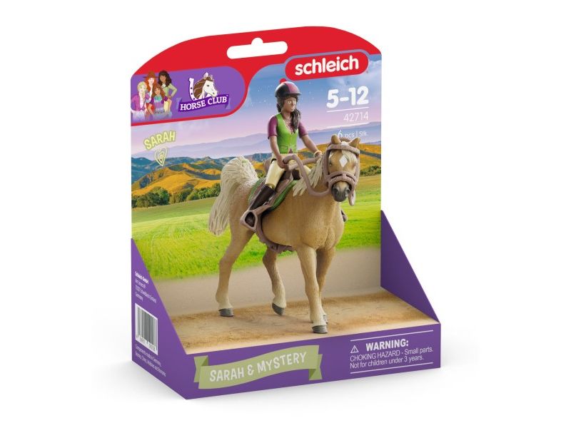 Schleich Spielfigurenset Horse Club Sarah & Mystery Figurenset fördert kreatives Spielen