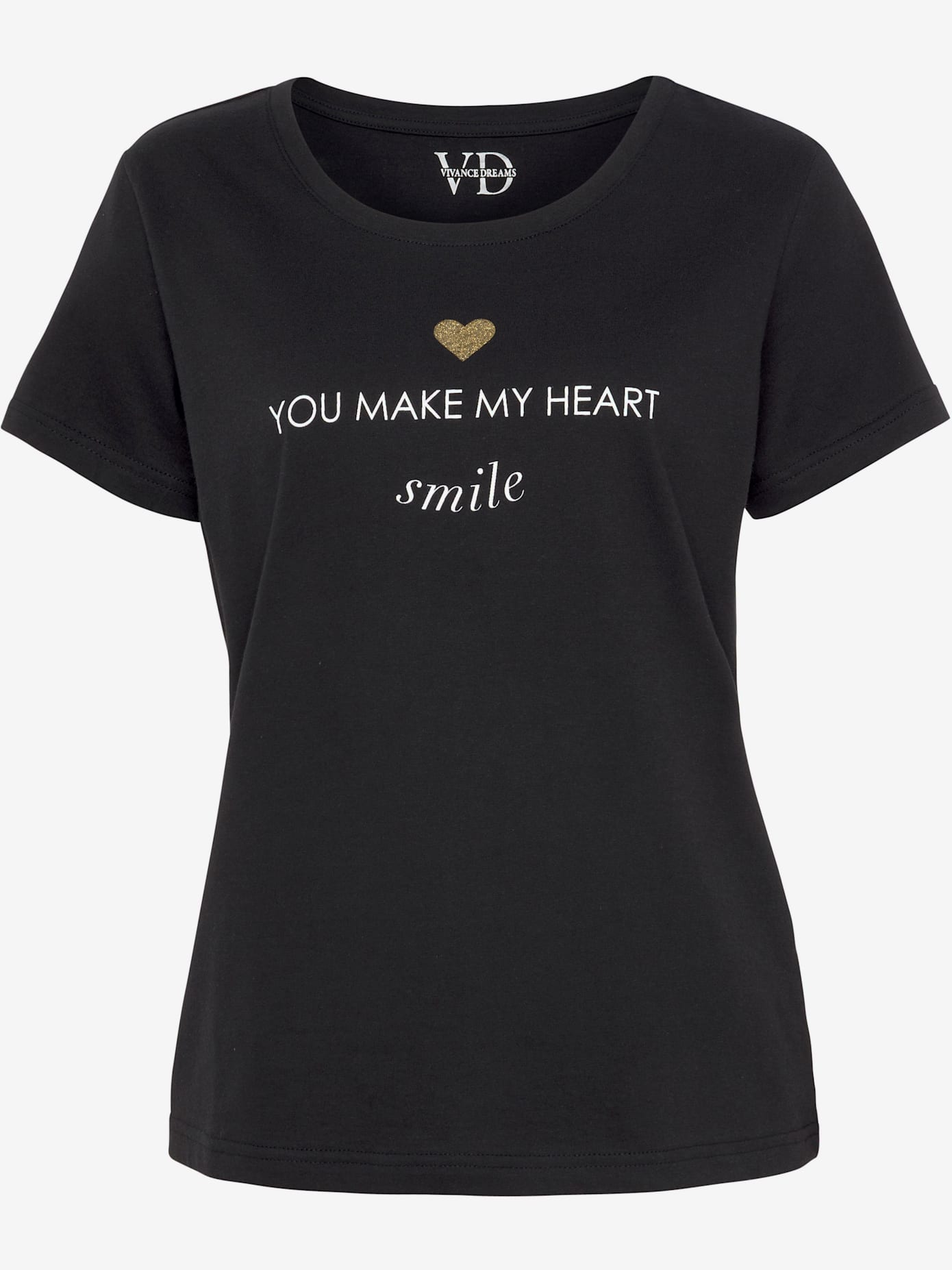 T-shirt à manches courtes avec imprimé devant