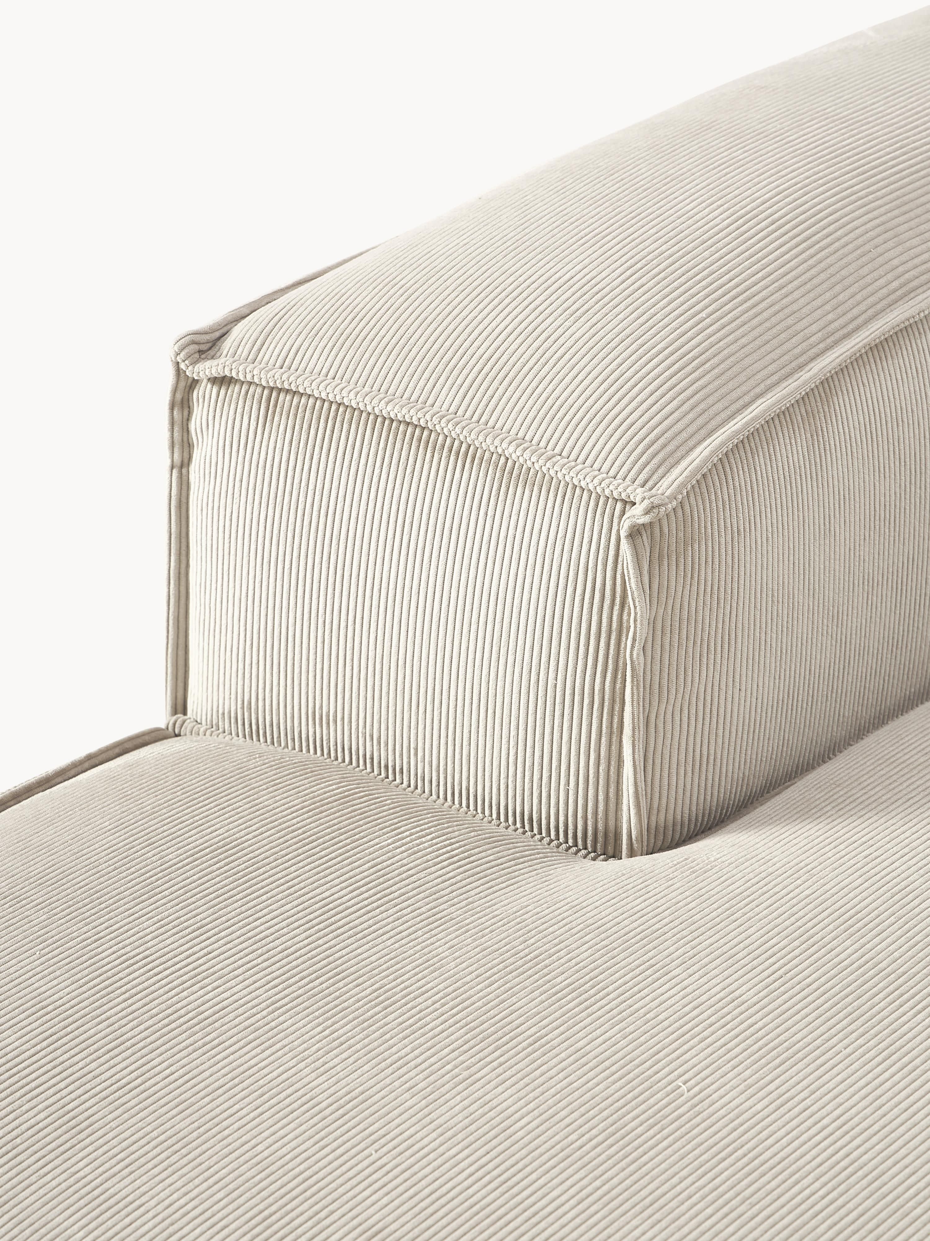 Chaise longue hoekmodule Lennon van corduroy