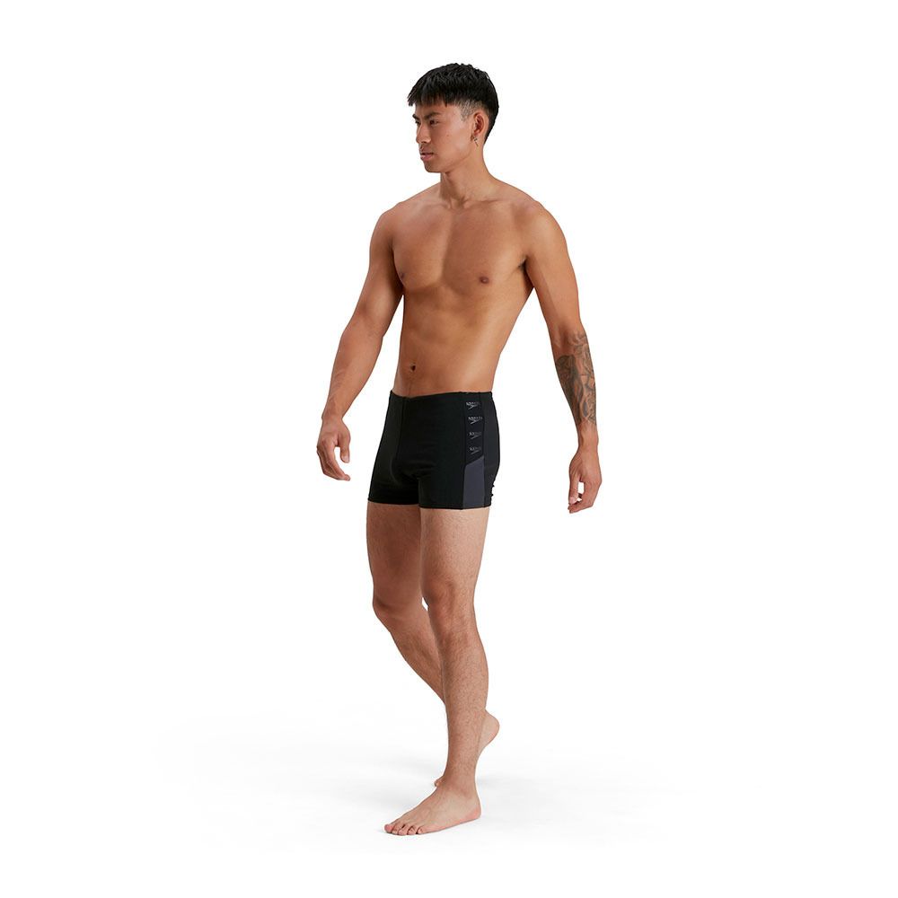 Speedo BOOM LOGO - Boxer de bain Homme black/grey