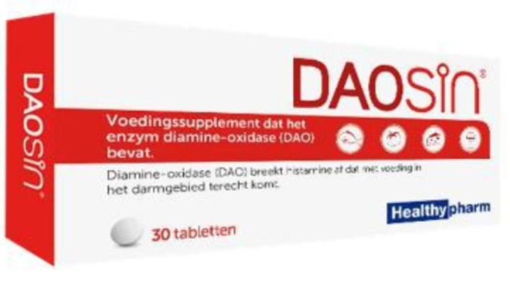 Healthypharm Daosin Afbraak Histamine 30ca