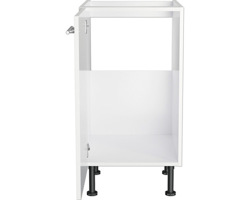 Optifit spoelbakkast Bengt932 BxDxH 45x58,4x87 cm wit mat gedemonteerd scharnier omkeerbaar (links of rechts te monteren)