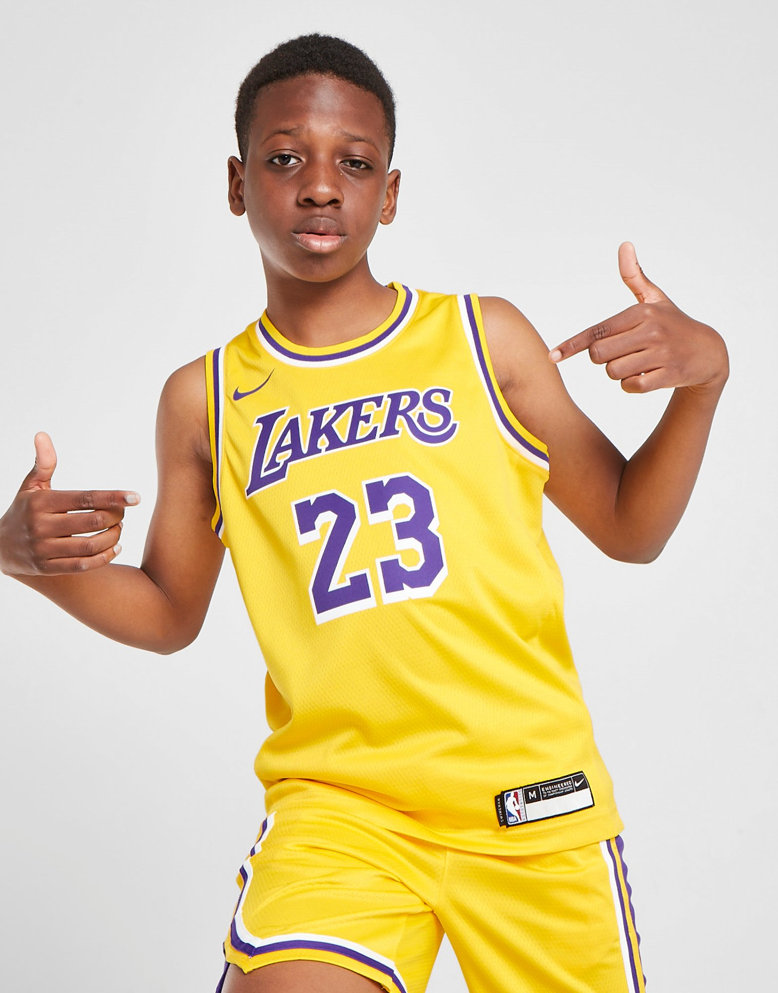 Nike Maillot NBA LA Lakers James #23 Junior