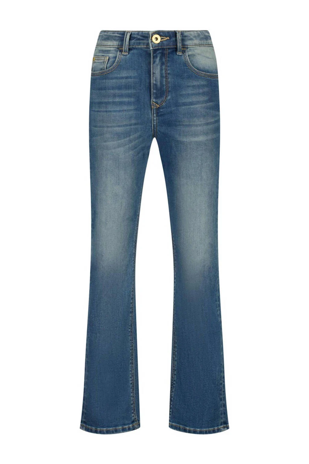 Vingino straight leg jeans Catie medium blue denim