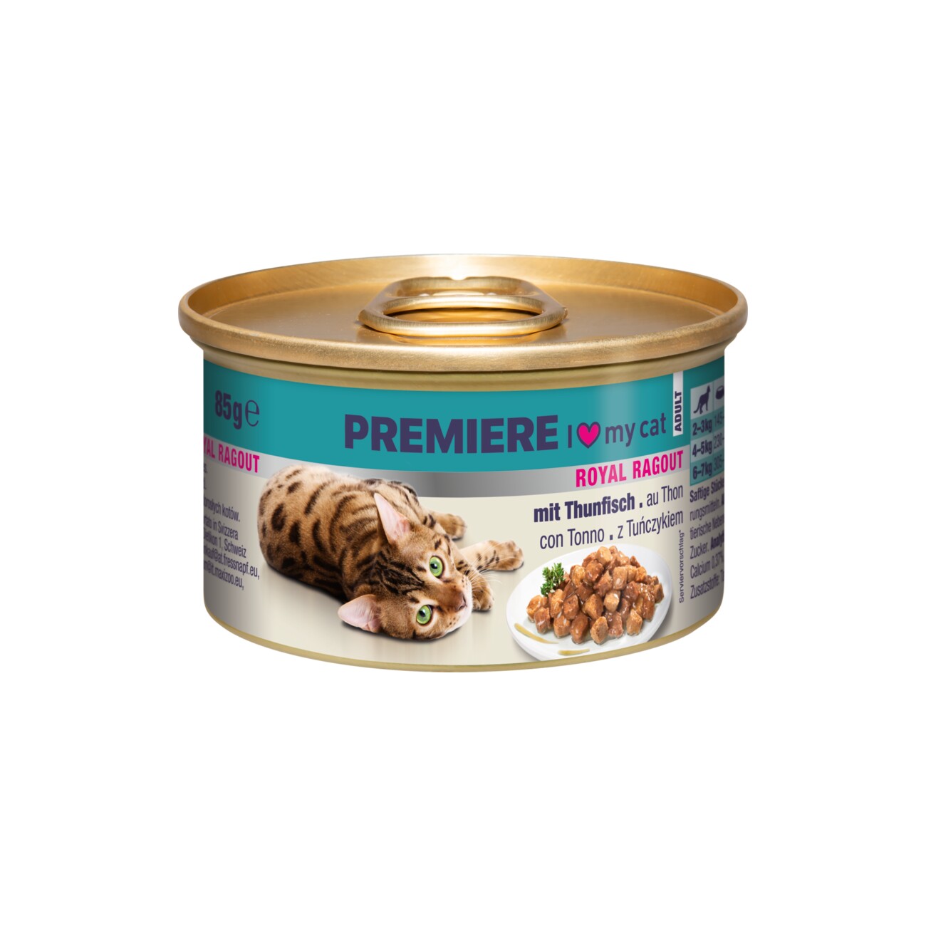 PREMIERE Royal Ragout Thunfisch 18x85 g