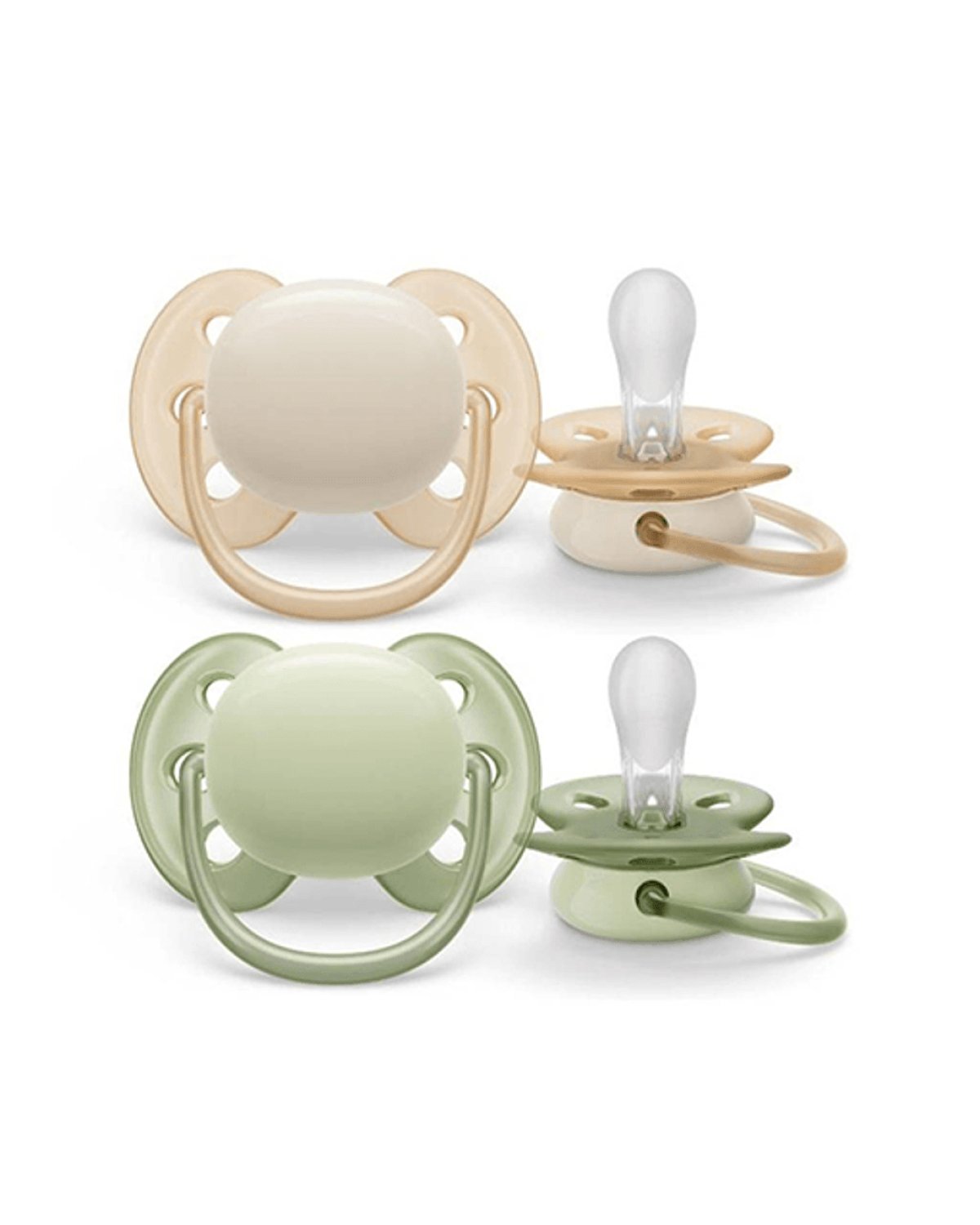 Smokk Ultra Soft 2pk – Dråpeform, Silikon | 0-6m