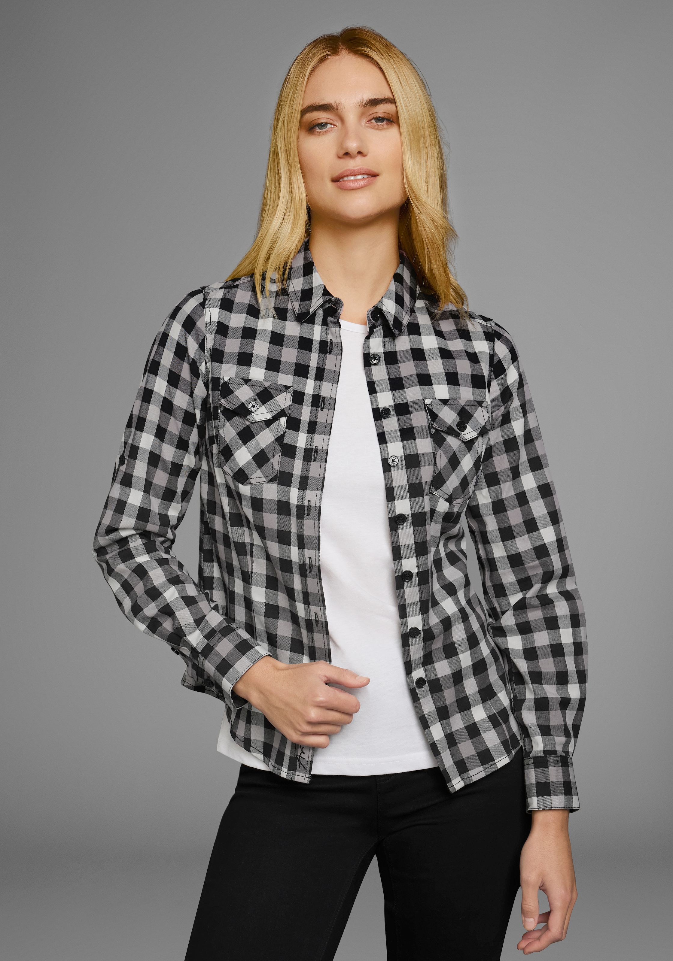 Arizona Karobluse , Lässiger-Holzfäller-Look