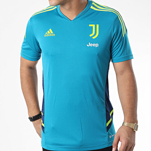 Maillot de foot Juventus HA2621 Bleu