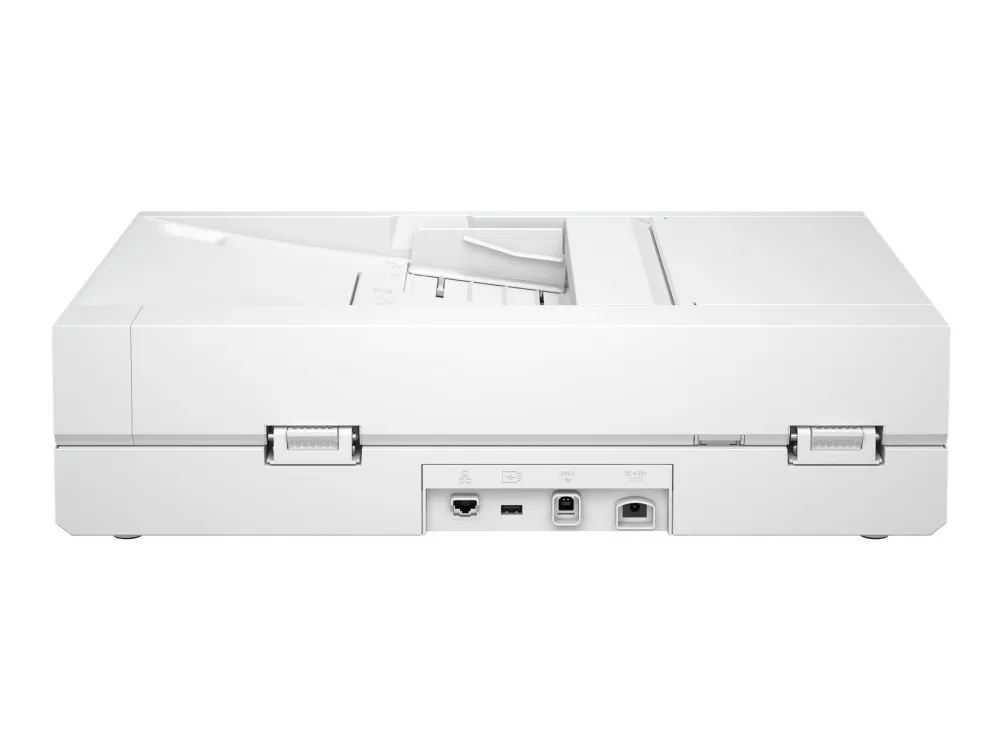 HP Scanjet Pro N4600 fnw1 - Dokumentscanner - Contact Image Sensor (CIS) - Duplex - 216 x 5362 mm - 600 dpi x 1200 dpi - op til 40 ppm (mono) / op til 40 ppm (farve) - ADF (100 ark) - op til 6000 scanninger pr. dag - Gigabit LAN, USB 3.0, Wi-Fi(n)
