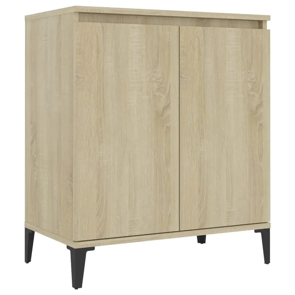 vidaXL - Dressoir - Bruin - Bewerkt hout