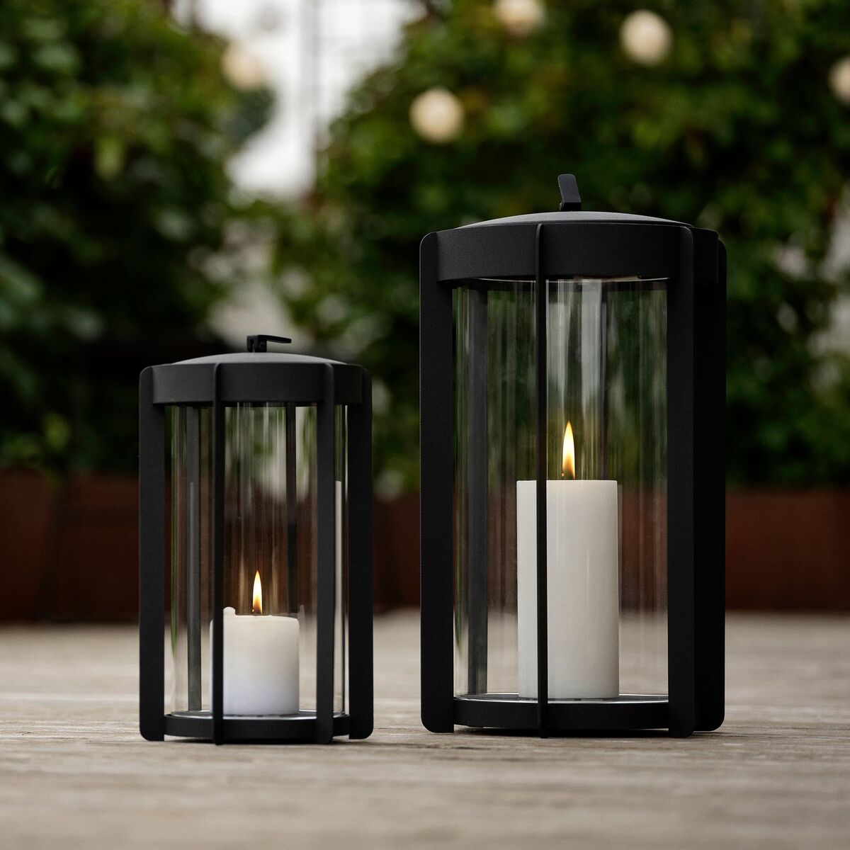 Firefly-lanterne 35 cm, svart
