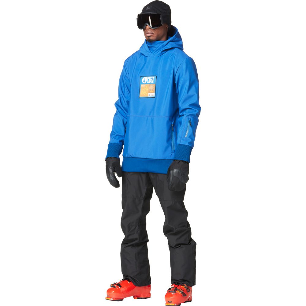 Picture Parker Softshellhoodie Herren deep ultramarine