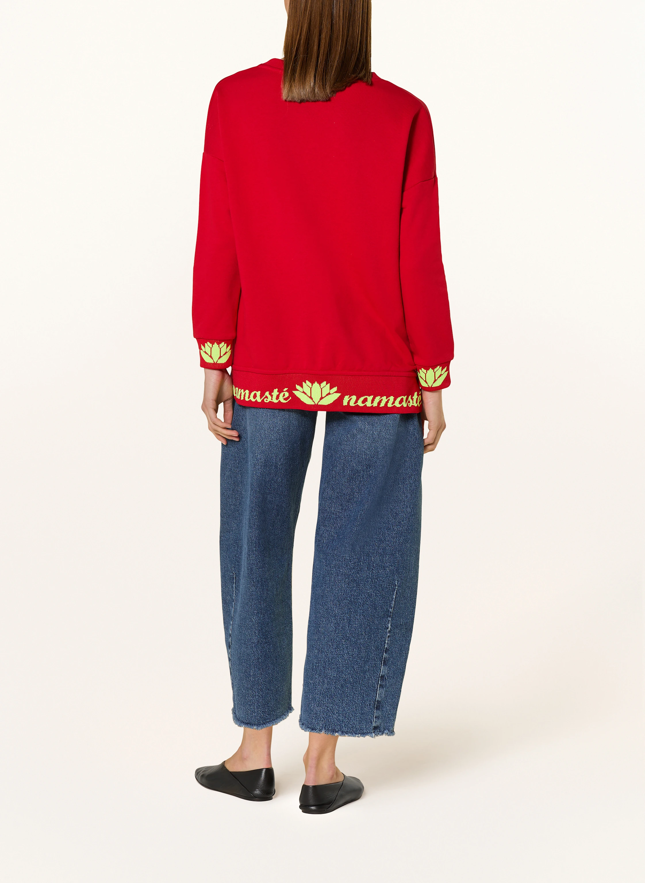 miss goodlife Sweatshirt mit Schmucksteinen