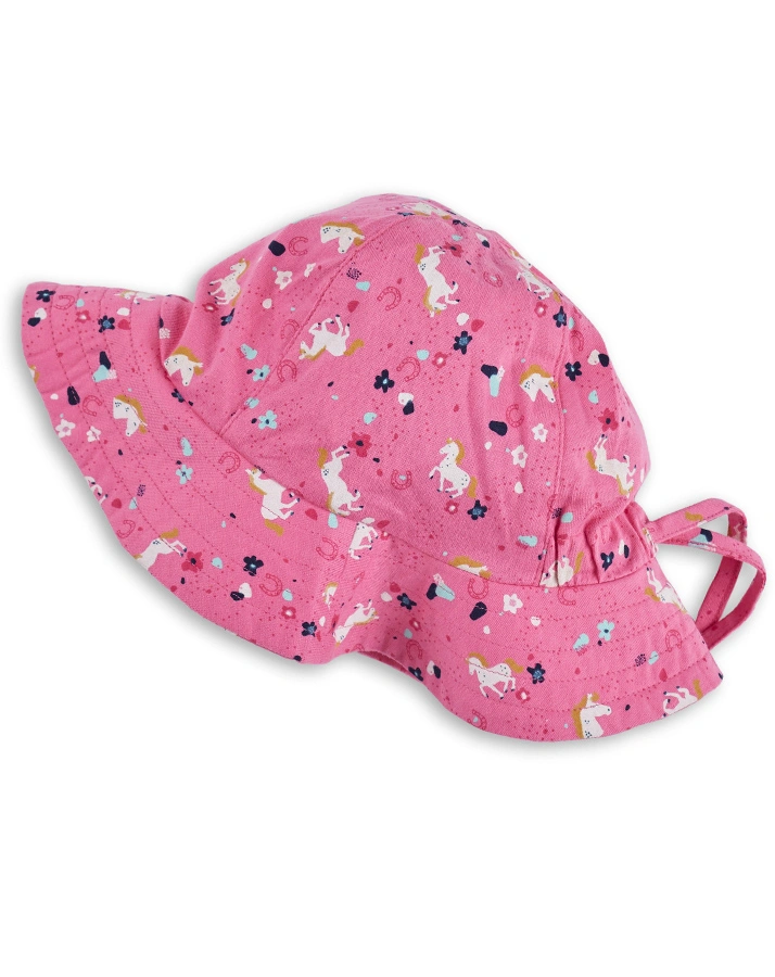 Sommerhut SPARKLING PONY gemustert in pink