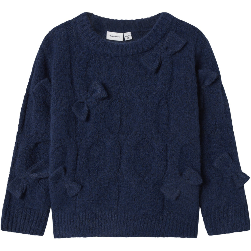 Køb Name It Navy Blazer Nmfolivia Ls Strik