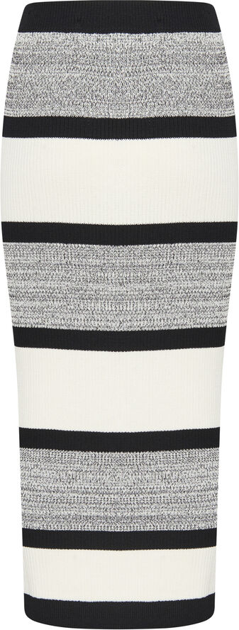 Soaked in Luxury SLRohanna Skirt Black, white and melange